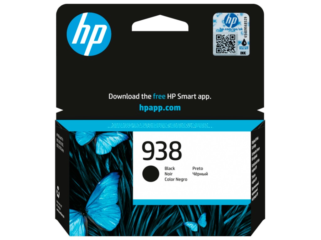 HP 938 (4S6X8PE) Black Original Ink Cartridge for HP OfficeJet Pro 9125e, 9135e, 9720, 9730, HP OFFICEJET PRO 9120 ALL-IN-ONE SERIES, 1250 p. photo 1 HP 938 (4S6X8PE) Black Original Ink Cartridge for HP OfficeJet Pro 9125e, 9135e, 9720, 9730, HP OFFICEJET PRO 9120 ALL-IN-ONE SERIES, 1250 p. photo 1