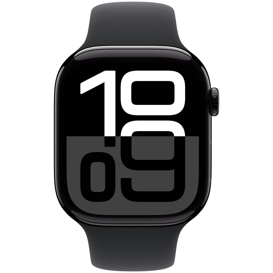 Smart watch Apple Watch Series 10 GPS 42mm Jet Black Aluminium Case with Black Sport Band - S/M (MWWE3QI/A) 1 GB 1.77 photo 2