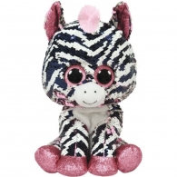 TY TY36672 Bb Flippables Zoey - Pink Zebra 15cm thumbnav 1