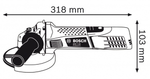 Polizor unghiular Bosch GWS 7-125, 0601388102 thumbnav 2