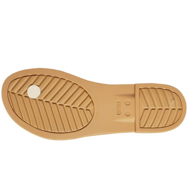 Slapi Crocs Tulum Flip W pt Femei / 36-37 / Bej photo 2