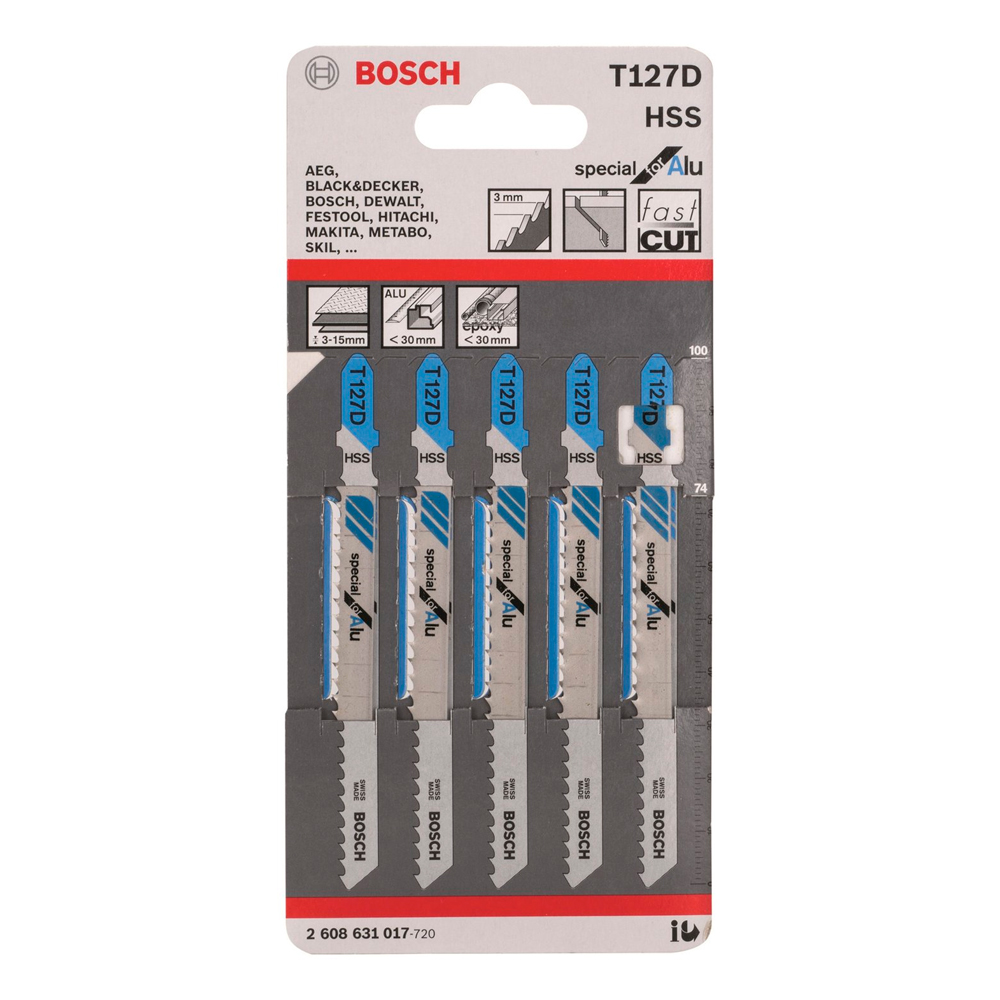 Набор пилок для лобзика Bosch 2608631508 photo 2