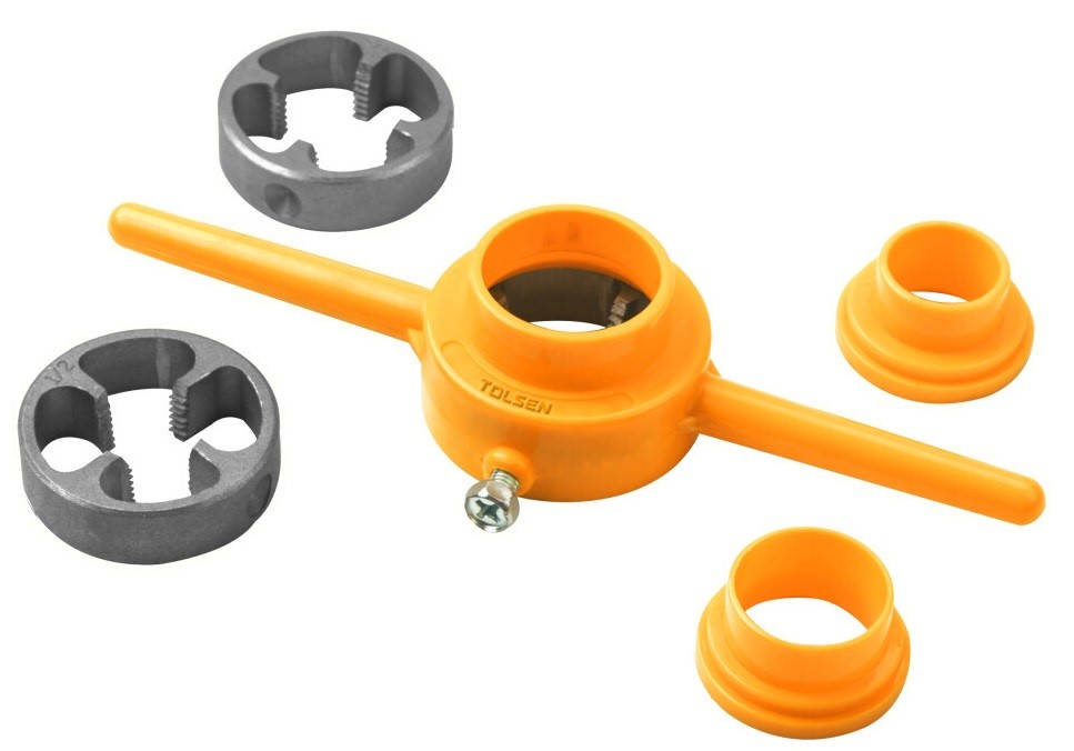 Set de filetare tevi din PVC 1/2 - 3/4 - 1 Tolsen photo 1