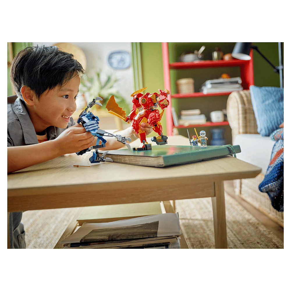 Constructor Lego Ninjago Kai's Elemental Fire Mech 71808 de la 7+ ani photo 5