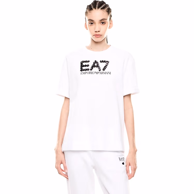Tricou EA7 EMPORIO ARMANI TRAIN LOGO SERIES W TEE CRYSTA
