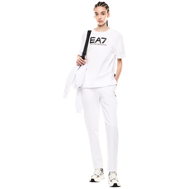 Tricou EA7 EMPORIO ARMANI TRAIN LOGO SERIES W TEE CRYSTA photo 5