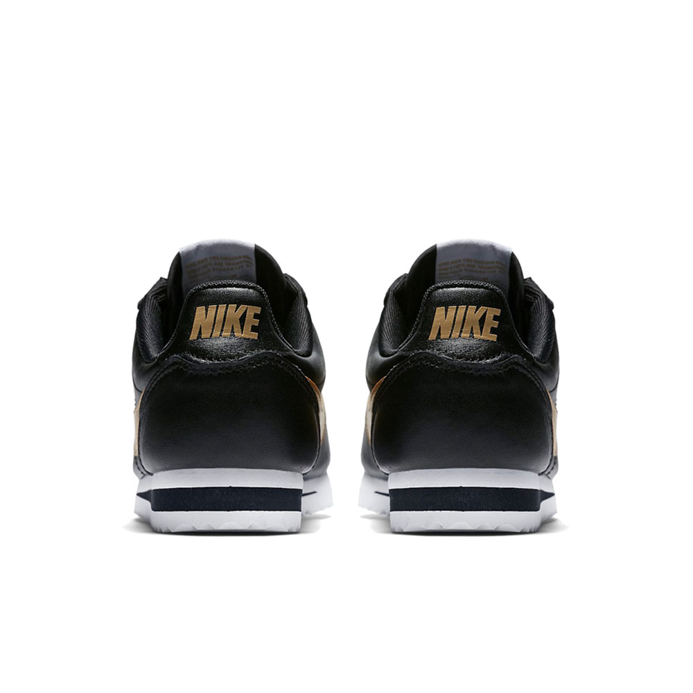 Incaltaminte Sport Nike CLASSIC CORTEZ LEATHER pt Femei / 38 / Negru-Auriu photo 2