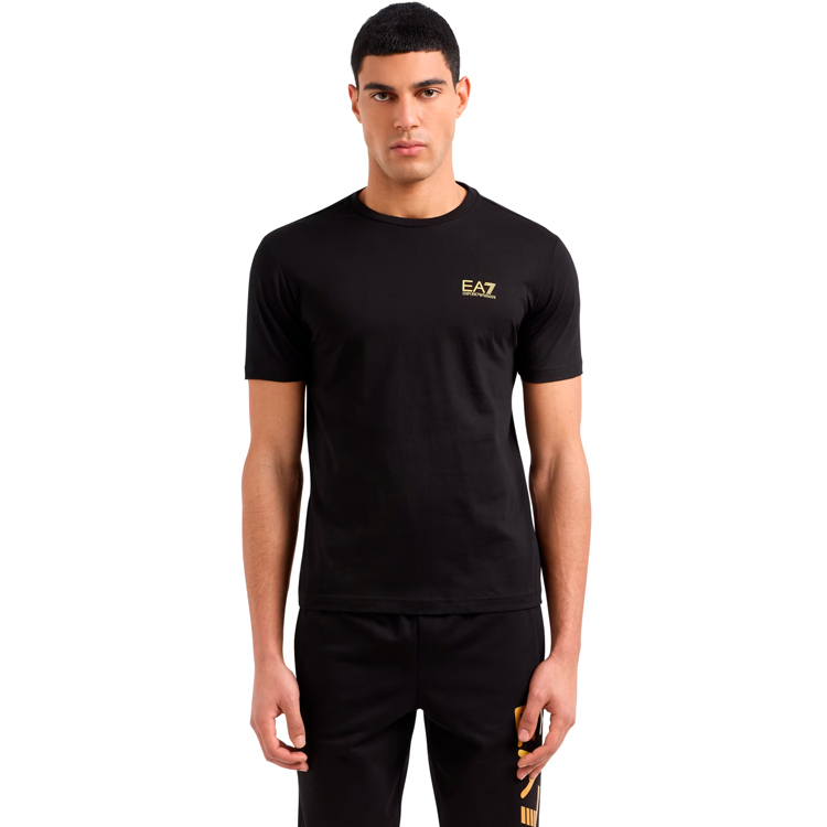 Tricou bărbătesc EA7 EMPORIO ARMANI TRAIN CORE ID M TEE SS CO CC S Negru photo 2