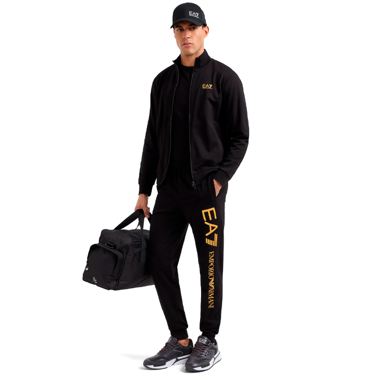 Tricou bărbătesc EA7 EMPORIO ARMANI TRAIN CORE ID M TEE SS CO CC S Negru photo 3