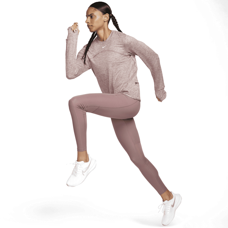 Panta-colanti Nike W NK DF GO MR TGHT / Femei / XS / Liliac photo 2