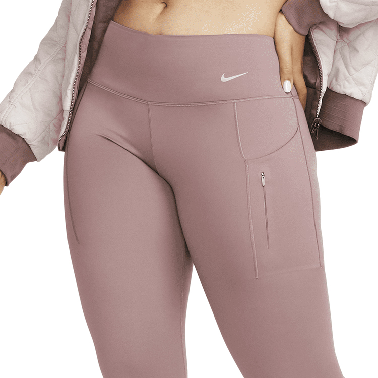 Panta-colanti Nike W NK DF GO MR TGHT / Femei / XS / Liliac photo 3