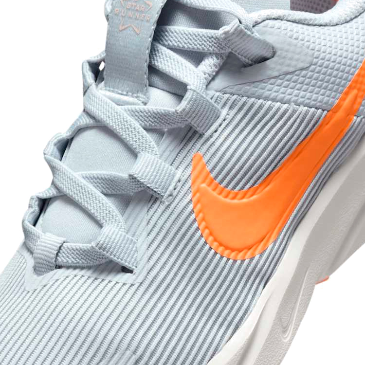 Кроссовки Nike STAR RUNNER 4 NN (PS) / Унисекс / 28 / Серый/Оранжевый photo 4