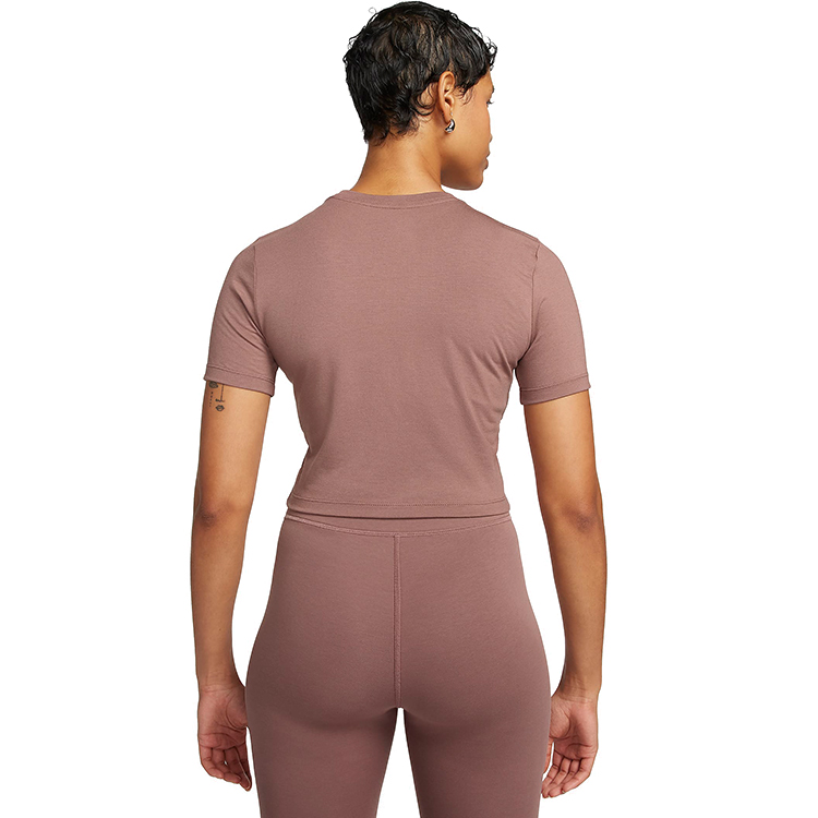 Tricou Nike W NSW TEE ESSNTL SLIM CRP LBR L Roz Femei photo 4