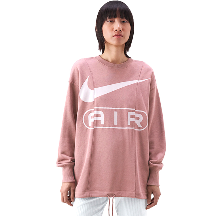Hanorac Nike W NSW AIR OOS FLC CREW S Roz Femei photo 1 Hanorac Nike W NSW AIR OOS FLC CREW S Roz Femei photo 1