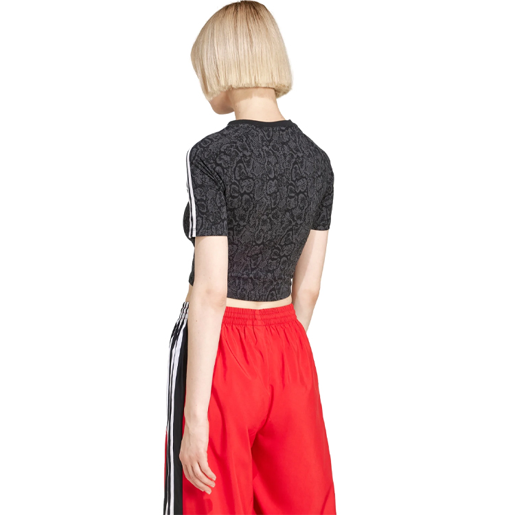 Tricou Adidas SNAKE BABY TEE XXS Negru Femei photo 2