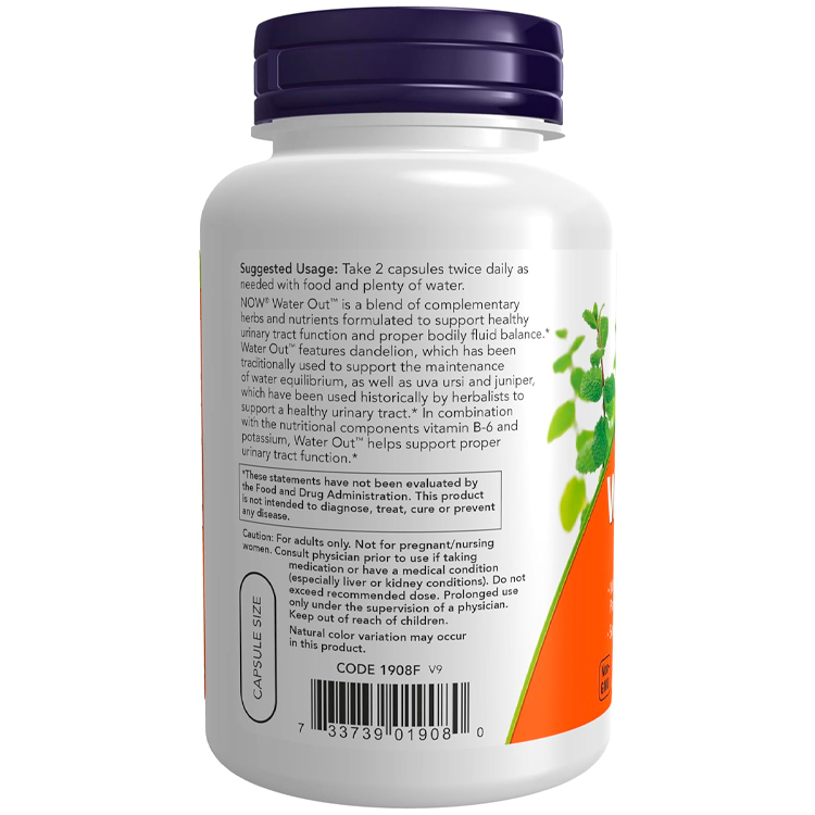 Vitamine Now Foods Water Out photo 3