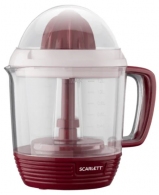 Соковыжималка цитрусовая Scarlett SC-JE50C08, 1.2 л, 25 Вт, 1 скоростей, Красный thumbnav 1