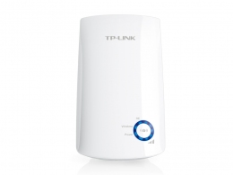 TP-LINK TL-WA854RE N300 Wireless Wall Plugged Range Extender, Atheros, 2T2R, 300Mbps 2.4GHz, 802.11n/g/b, Ranger Extender button, Range extender mode, WPS, with internal Antennas thumbnav 1