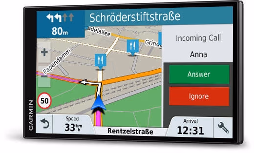 GARMIN DriveSmart 61 LMT-D, Licence map Europe+Moldova, 6.95" LCD Edge-to-Edge (1024*600), MicroSD, Bluetooth, WiFi, Hands-free calling, Junction view, Lane assist, Smart notifications,Lifetime traffic updates, Battery life up to 1 hours, 243g 