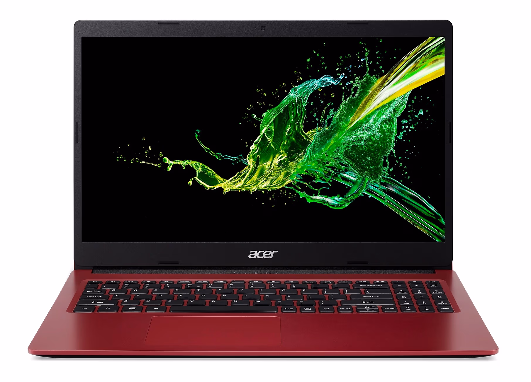 ACER Aspire A315-34 Lava Red (NX.HGAEU.01M) 15.6" FHD (Intel Pentium Silver N5000 4xCore, 1.1-2.7GHz, 4GB (1x4) DDR4 RAM, 128GB PCIe NVMe SSD, Intel UHD Graphics 605, w/o DVD, WiFi-AC/BT, 2cell, 0.3MP webcam, RUS, Linux, 1.94kg) 
