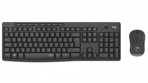 Logitech Wireless Combo MK295 Silent, Multimedia Keyboard & Mouse, Graphite, RUS, USB, Retail