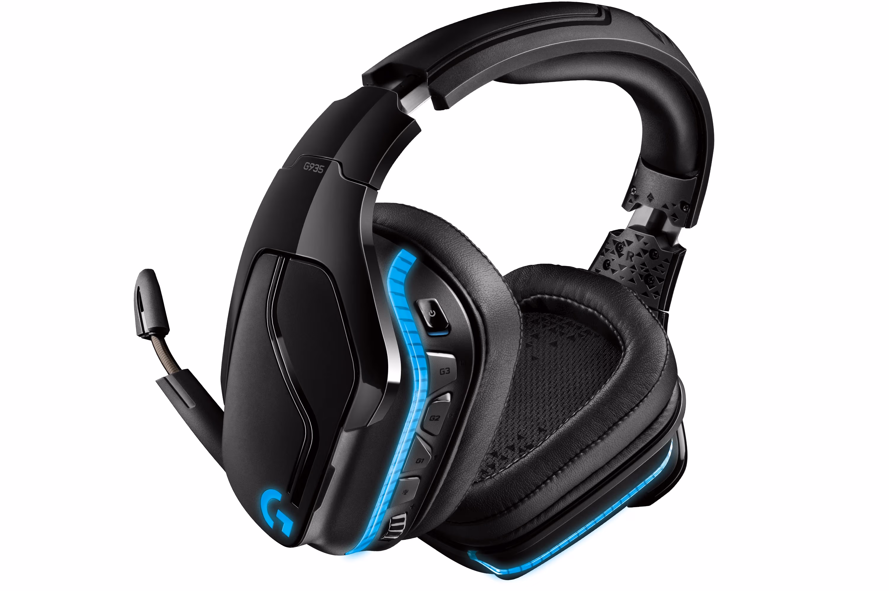 Logitech Gaming Headset G935 Wireless 7.1 Surround Sound LIGHTSYNC - 2.4GHZ 