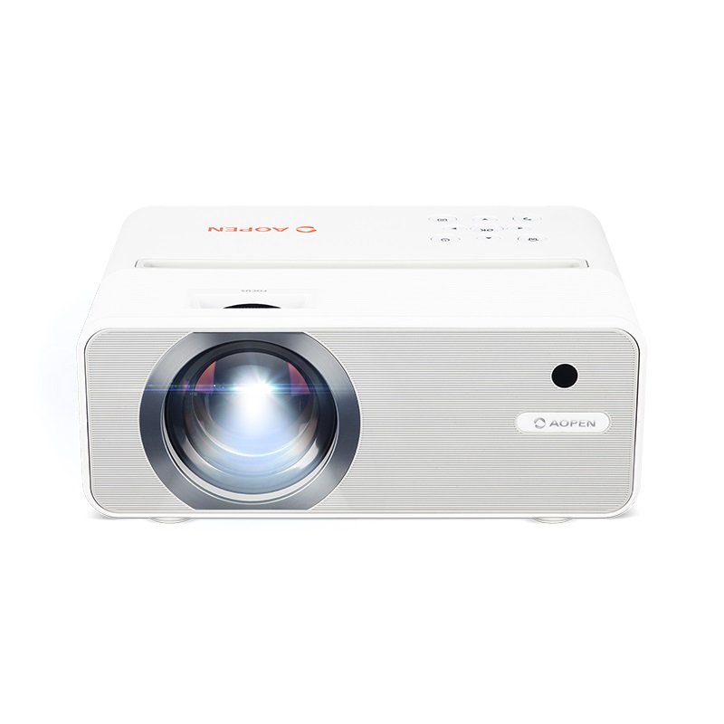 HD Projector AOPEN (by Acer) QH11 (MR.JT411.001), DLP, 1280x720, 1000:1, 200 ANSI Lm, 50000hrs, WiFi, USB, microSD, Multimedia Player: EDTV, HDTV, SDTV, Audio Line-out, HDMI, Bluetooth, 1 x 5W Speakers, White, 1.3kg photo 1