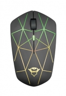 Trust Gaming Mouse GXT 117 Strike, Wireless gaming mouse with built-in rechargeable battery and illuminated top cover, Micro receiver, 600-1400 dpi, 6 responsive buttons, Black thumbnav 1