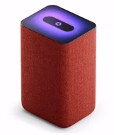 Smart Speaker  Yandex Station 2 with Alisa, Red RUBIN, Smart Home Control Center with Zigbee, No Hub Required, Wi-FI-AC + BT5.0, Alisa Assistant built-in, 30W, Sensor buttons, 7 Microphones, Multiroom, LED Light, Audio Line-out