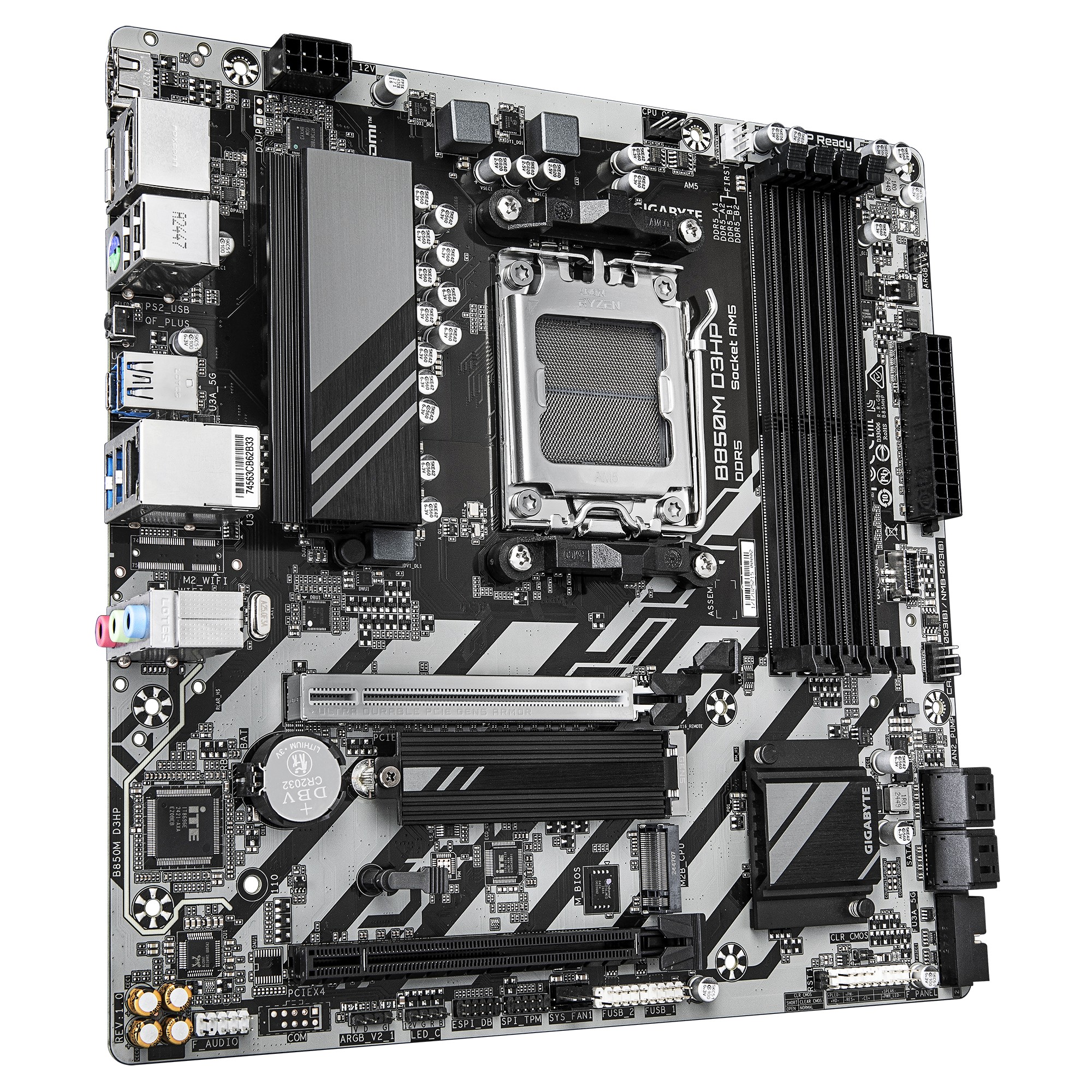 Материнская плата GIGABYTE B850M D3HP/ AM5 / B850 / DDR5 / mATX photo 3