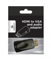 Адаптер Gembird   A-VGA-HDMI-02, VGA to HDMI / 0.15m / black thumbnav 3