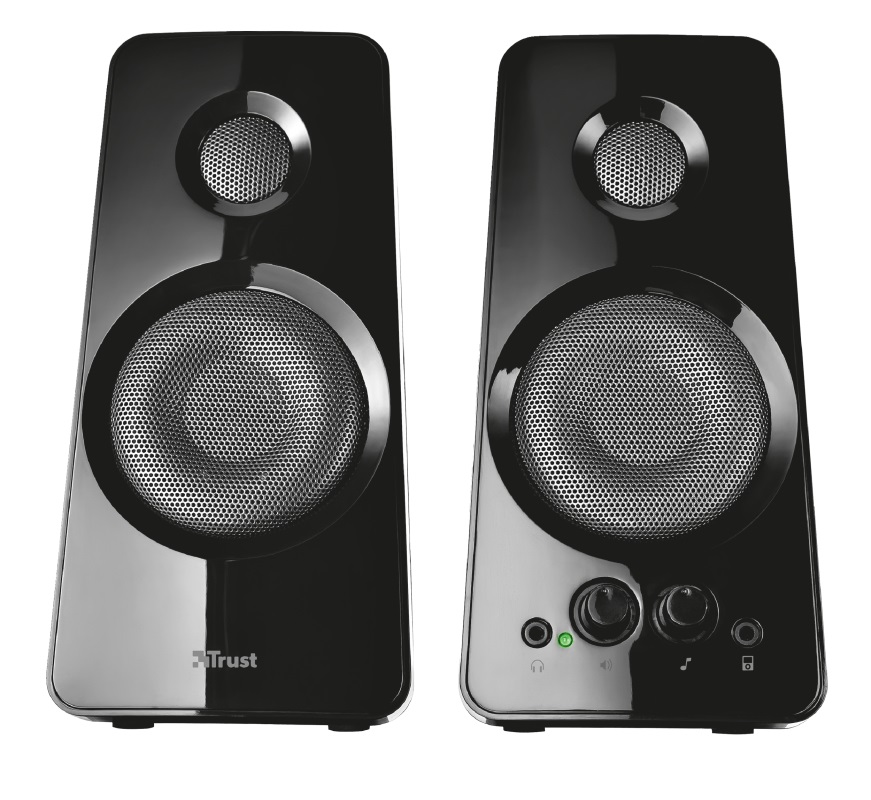 Колонки 2.0 Trust Tytan Black / 36W / 3,5 AUX / USB power photo 2