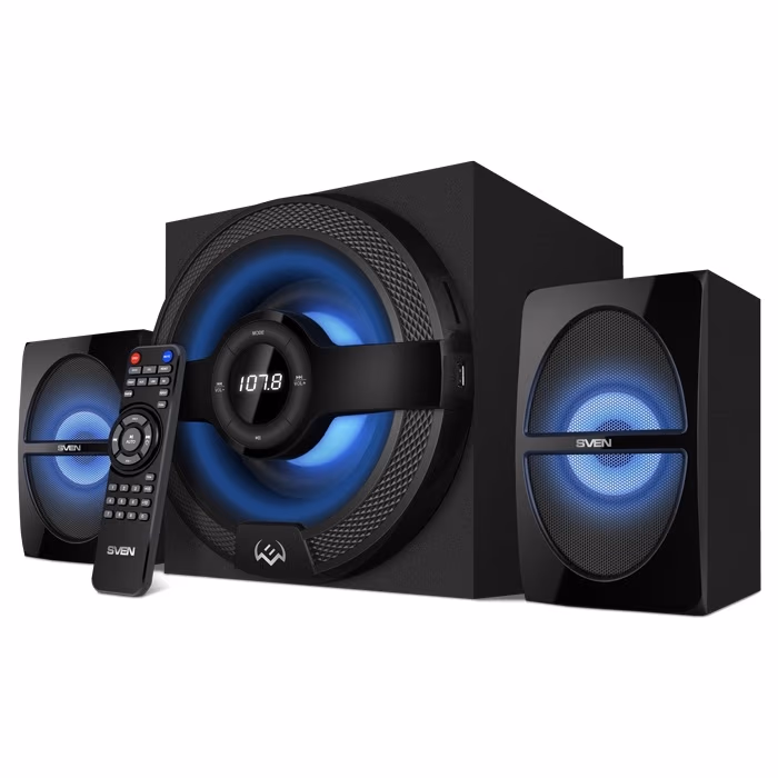 Колонки 2.1 SVEN MS-2085 / 60W RMS / Bluetooth / FM-tuner / USB / SD card / Black 