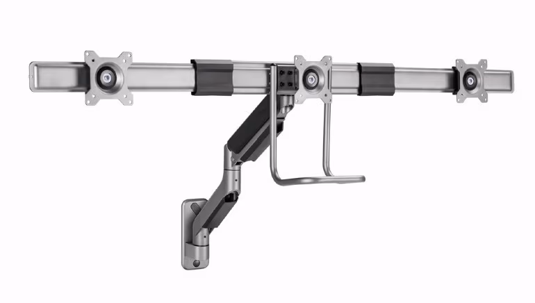 Suport reglabil de perete pentru 3 monitoare up to 17-27”  Gembird MA-WA3-01 