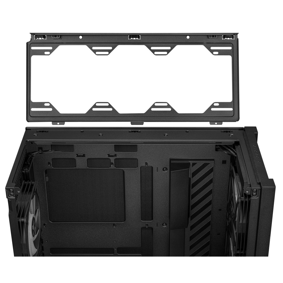 Carcasa ASUS TUF Gaming GT302 ARGB/ no PSU / 4x140mm ARGB fan/ EATX/ Black photo 10
