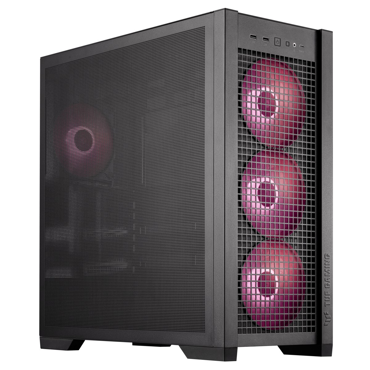 Carcasa ASUS TUF Gaming GT302 ARGB/ no PSU / 4x140mm ARGB fan/ EATX/ Black photo 2