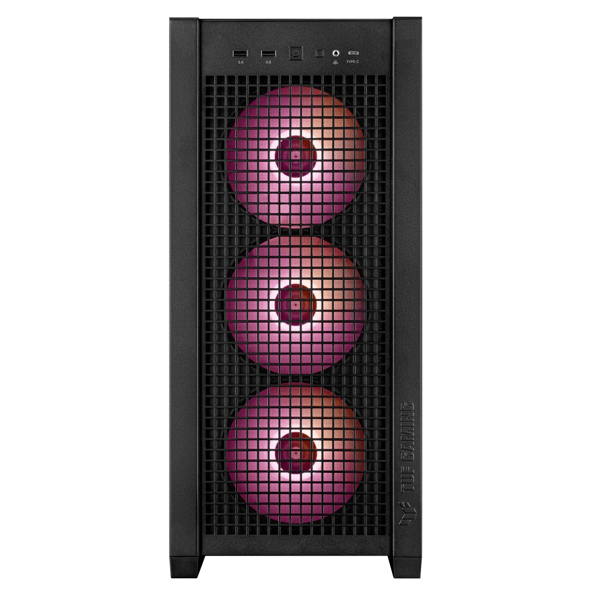 Carcasa ASUS TUF Gaming GT302 ARGB/ no PSU / 4x140mm ARGB fan/ EATX/ Black photo 3