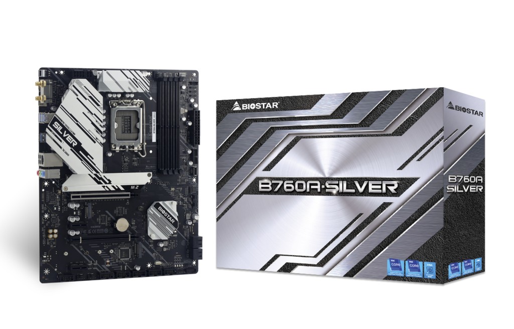 Placa de baza BIOSTAR B760A-SILVER / AM4 / B760 / DDR5 / mATX photo 1
