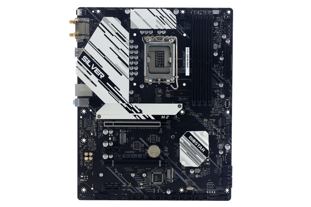 Placa de baza BIOSTAR B760A-SILVER / AM4 / B760 / DDR5 / mATX photo 2