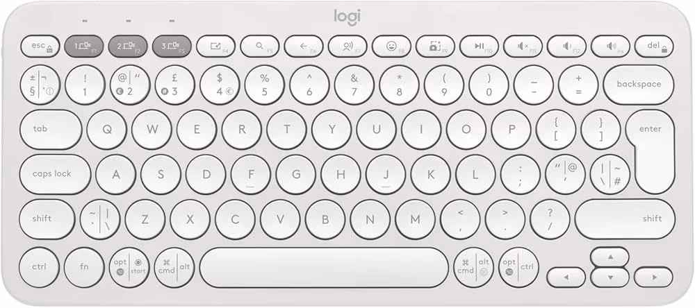 Беспроводная Клавиатура Logitech Pebble Keys2 K380s / Bluetooth / White 