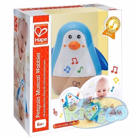 HAPE-PENGUIN MUSICAL WOBBLER