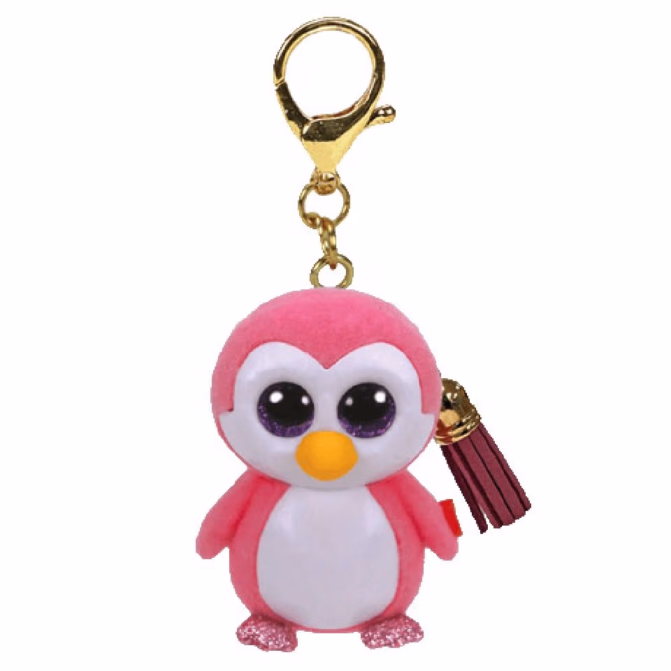 TY TY25072 Bb Glider - Pink Penguin, 6.5cm
