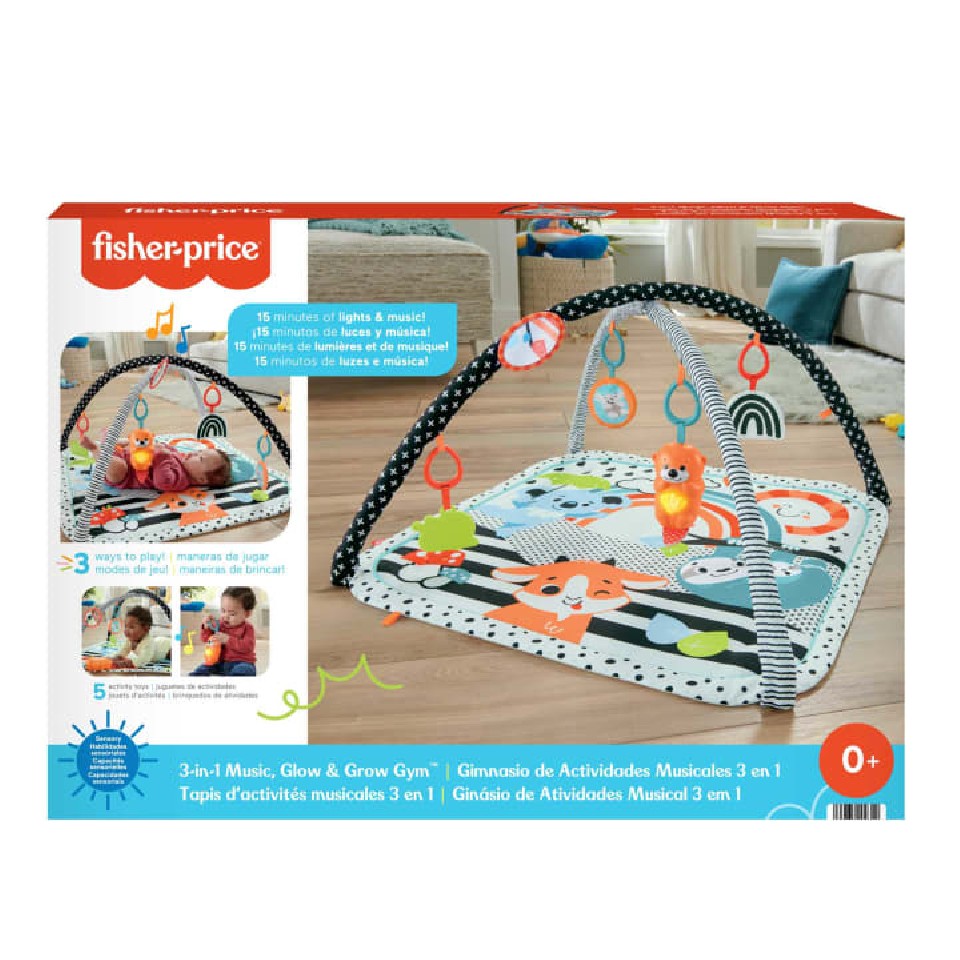 Mattel HBP41 Fisher Price Интерактивный коврик 3 в 1 photo 1