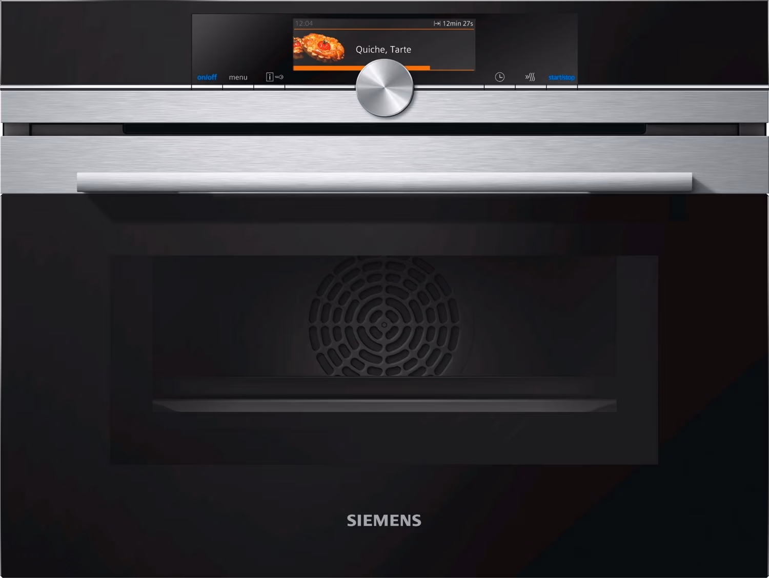 Встраиваемый дух. шкаф с микроволной печью Siemens CM678G4S1, 45 л, A, Нерж. сталь 