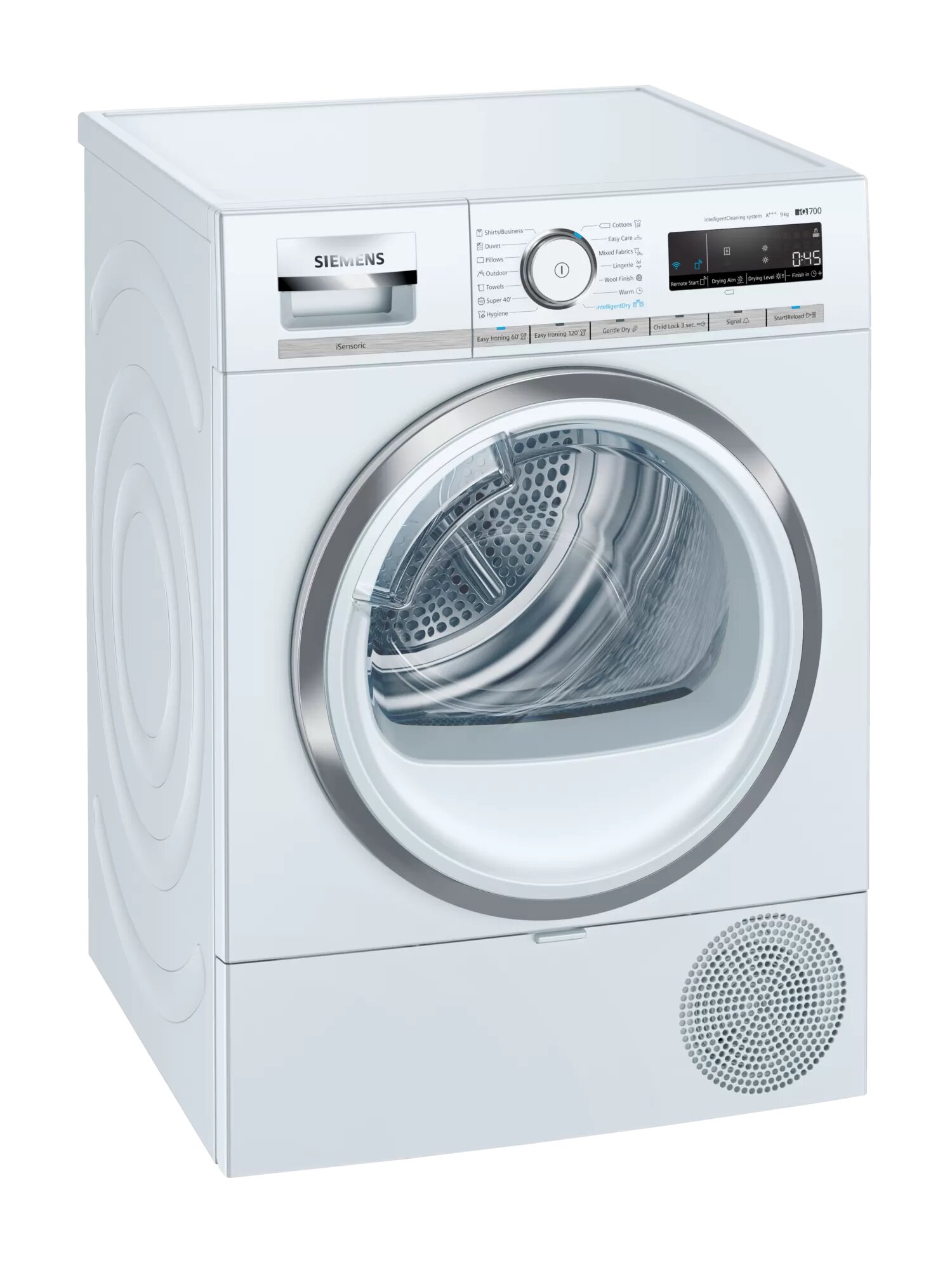 Сушильная машина с тепловым насосом Siemens WT47XMH0EU / 9 кг / A+++ / Белый photo 1
