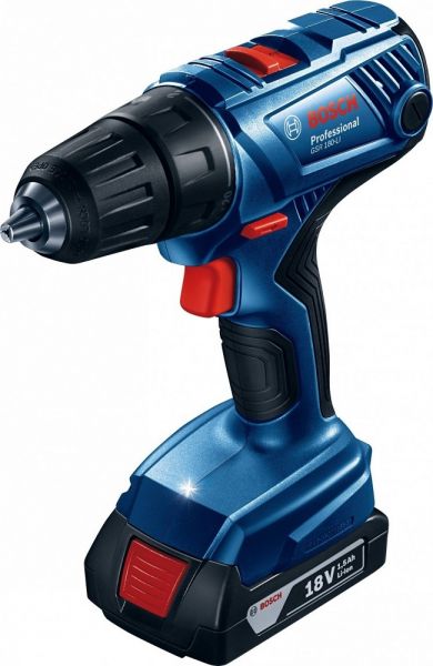 Аккумуляторная дрель-шуруповерт Bosch GSR 180-LI, 06019F8109 photo 1 Аккумуляторная дрель-шуруповерт Bosch GSR 180-LI, 06019F8109 photo 1