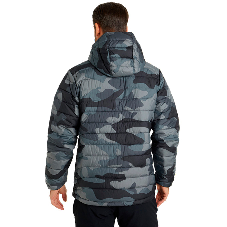 Куртка мужская Columbia Powder Lite Hooded Jacket M Серый photo 3