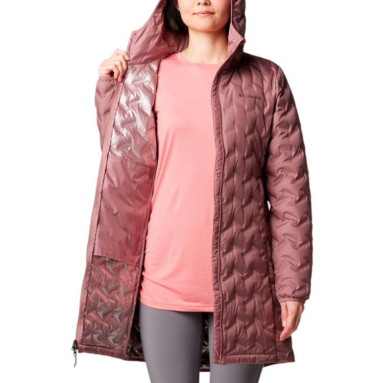 Куртка Columbia Delta Ridge II Long Down Jacket S Розовый Женский photo 2