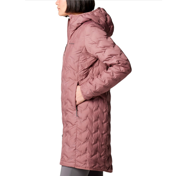 Куртка Columbia Delta Ridge II Long Down Jacket S Розовый Женский photo 5