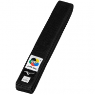 Пояс каратэ Mizuno WKF black belt thumbnav